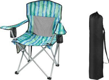 Only Supports Self Pickup  Camping Chair, Portable Folding Outdoor Chair With Armrests, Cup Holder And Carrying Bag, Foldable Chair For Camping, (Option: MC)